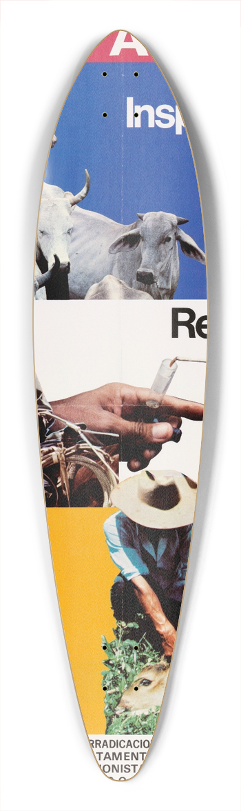 U.S. Information Agency - Ayudenos A Ayudarle: Inspeccione, Reporte, Cure 39.3 inch art pintail longboard deck