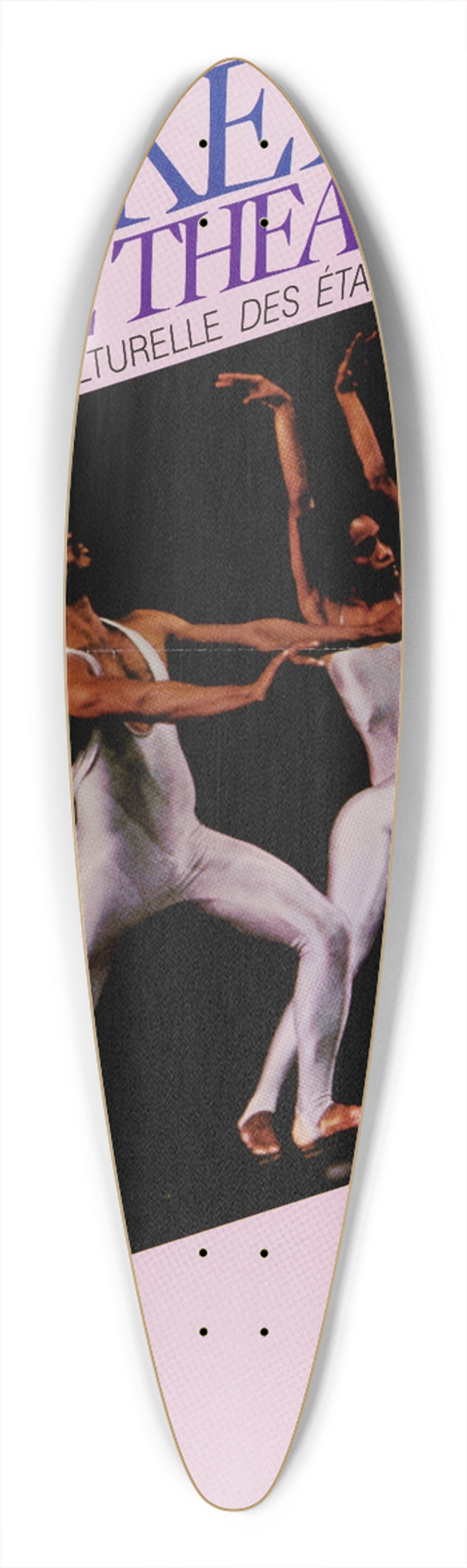 U.S. Information Agency - Bucket Dance Theatre. 39.3 inch art pintail longboard deck