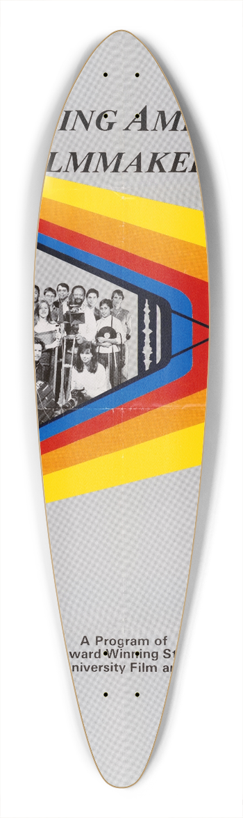U.S. Information Agency - Emerging American Filmmakers 39.3 inch art pintail longboard deck
