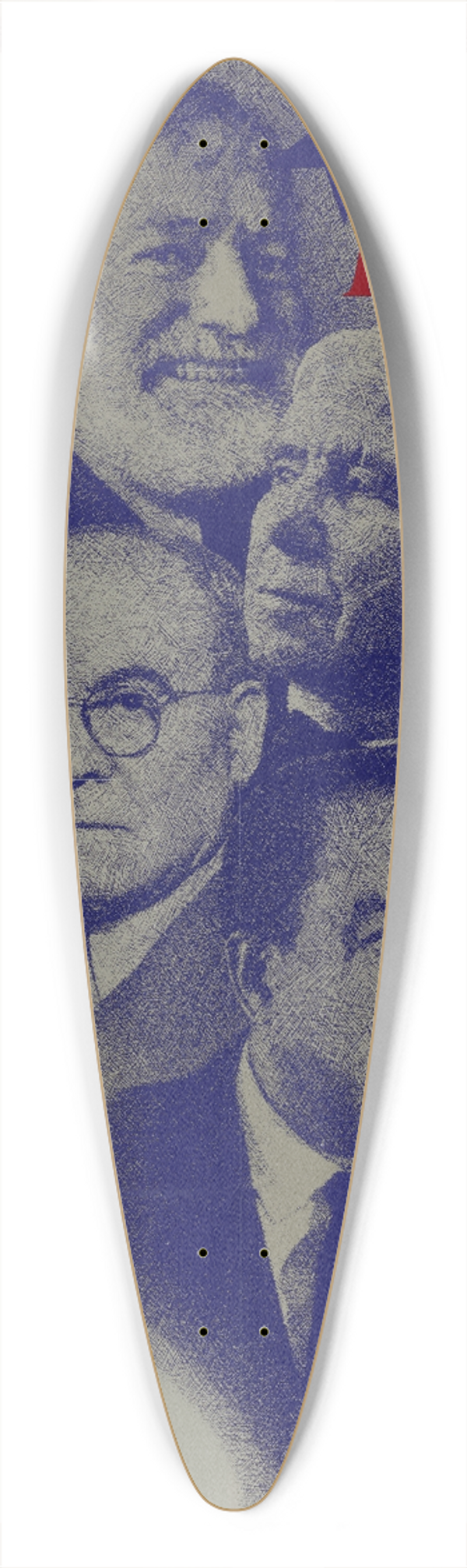 U.S. Information Agency - Four From Illinois 39.3 inch art pintail longboard deck