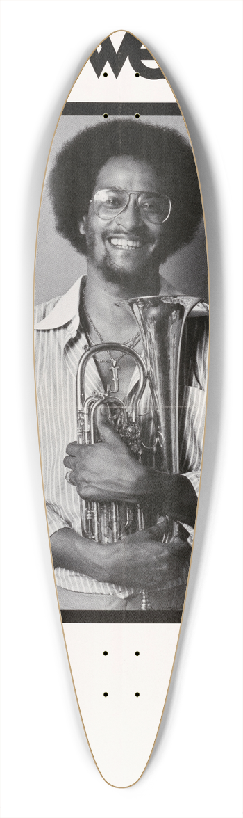 U.S. Information Agency - Jimmy Owens Plus 39.3 inch art pintail longboard deck