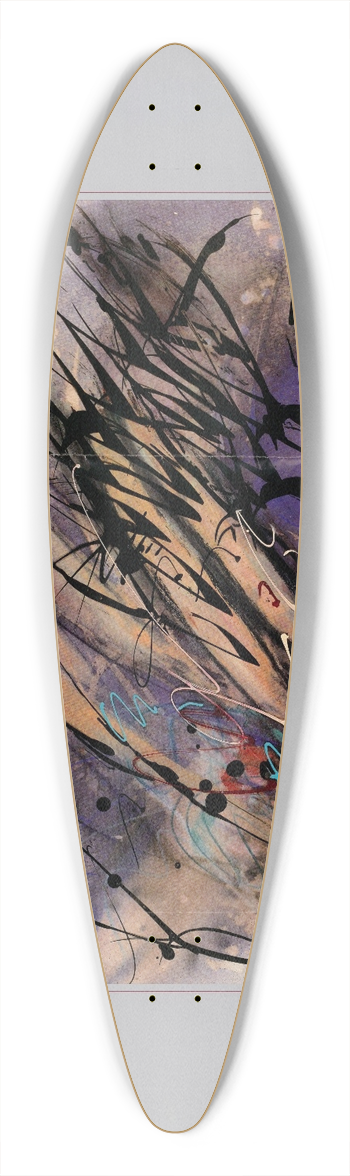 U.S. Information Agency - Joyce Trisler Dance Company of New York City 39.3 inch art pintail longboard deck