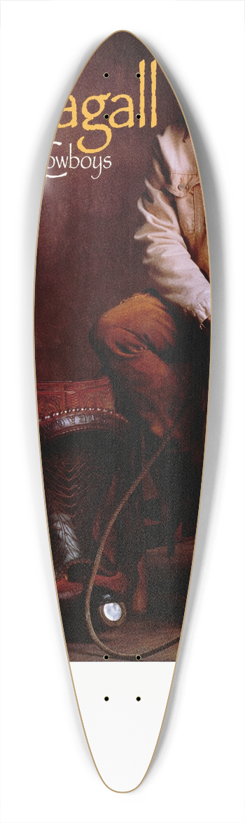 U.S. Information Agency - Red Steagall and the Coleman County Cowboys. 39.3 inch art pintail longboard deck