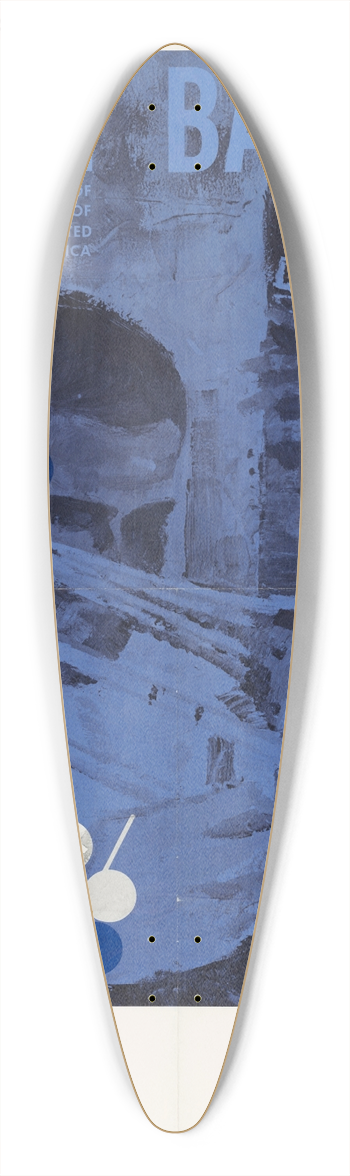 U.S. Information Agency - University of Denver Jazz Band 39.3 inch art pintail longboard deck