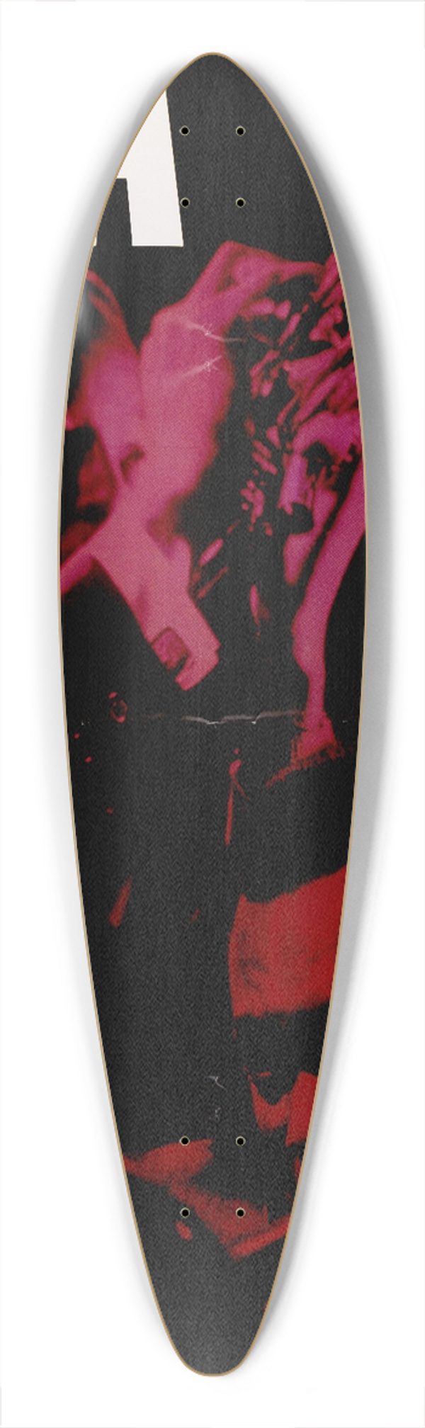 U.S. Information Agency - USA: Jazz 39.3 inch art pintail longboard deck