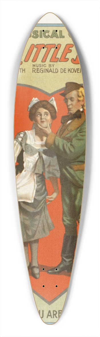 U.S. Lithograph Co. - The little duchess the musical comedy success 39.3 inch art pintail longboard deck
