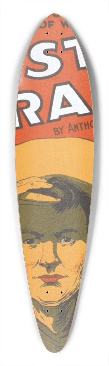 U.S. Lithograph Co. - The lost trail 39.3 inch art pintail longboard deck