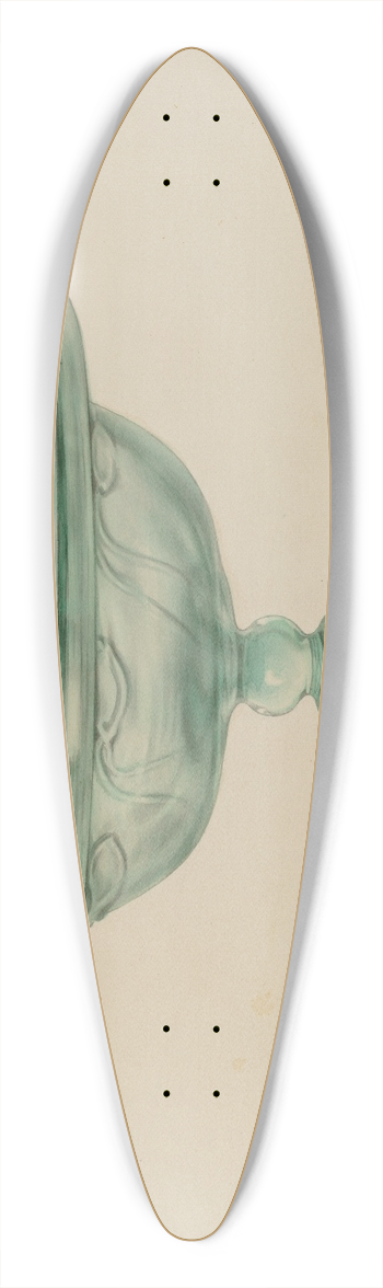 Van Silvay - Compote 39.3 inch art pintail longboard deck