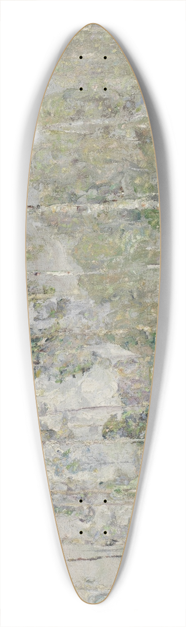 Vasili Ivanovich Denisov - Landscape with trees, c. 1910 39.3 inch art pintail longboard deck
