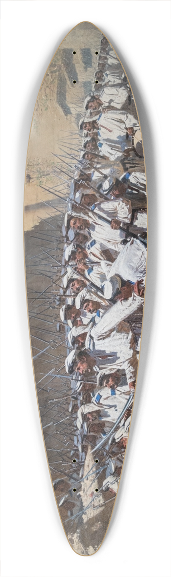 Vasily Vereshchagin - Let Them In! 39.3 inch art pintail longboard deck