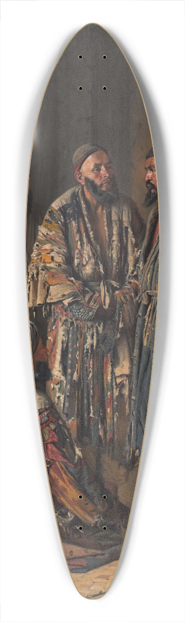 Vasily Vereshchagin - Polititians in opium shop. Tashkent 39.3 inch art pintail longboard deck