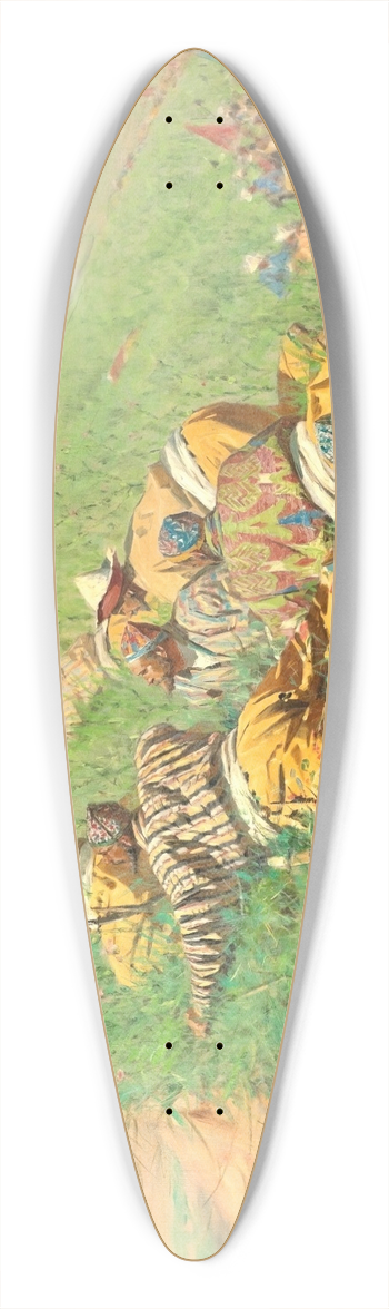 Vasily Vereshchagin - Spying out 39.3 inch art pintail longboard deck