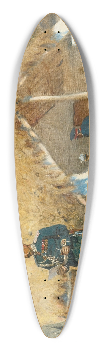 Vasily Vereshchagin - The Adjutant 39.3 inch art pintail longboard deck