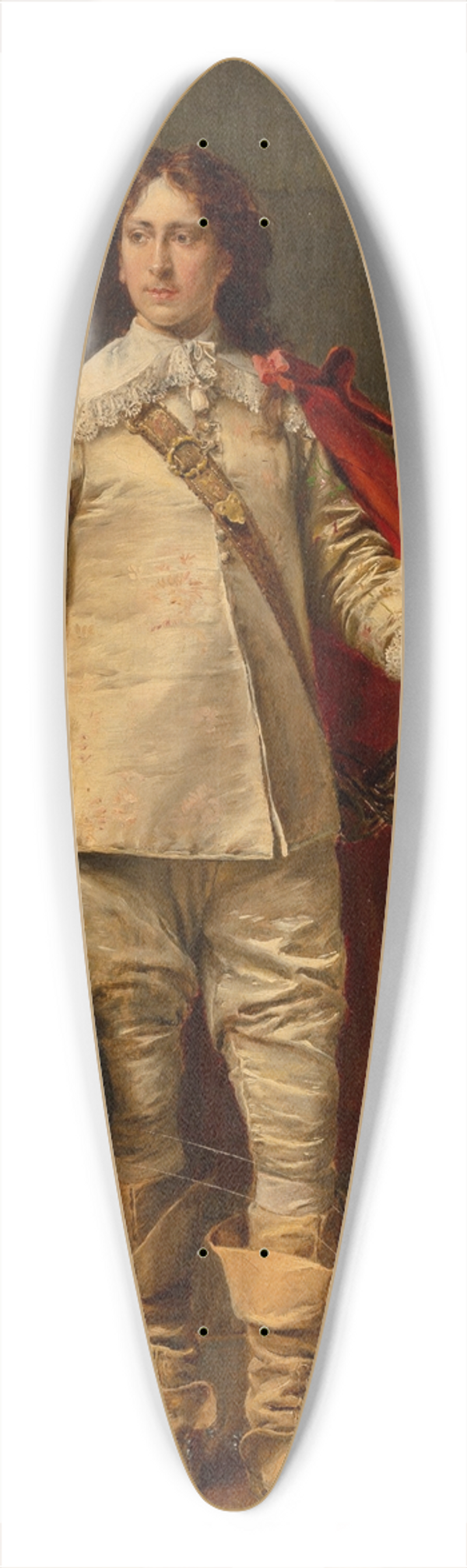 Vclav Brok - A Cavalier 39.3 inch art pintail longboard deck