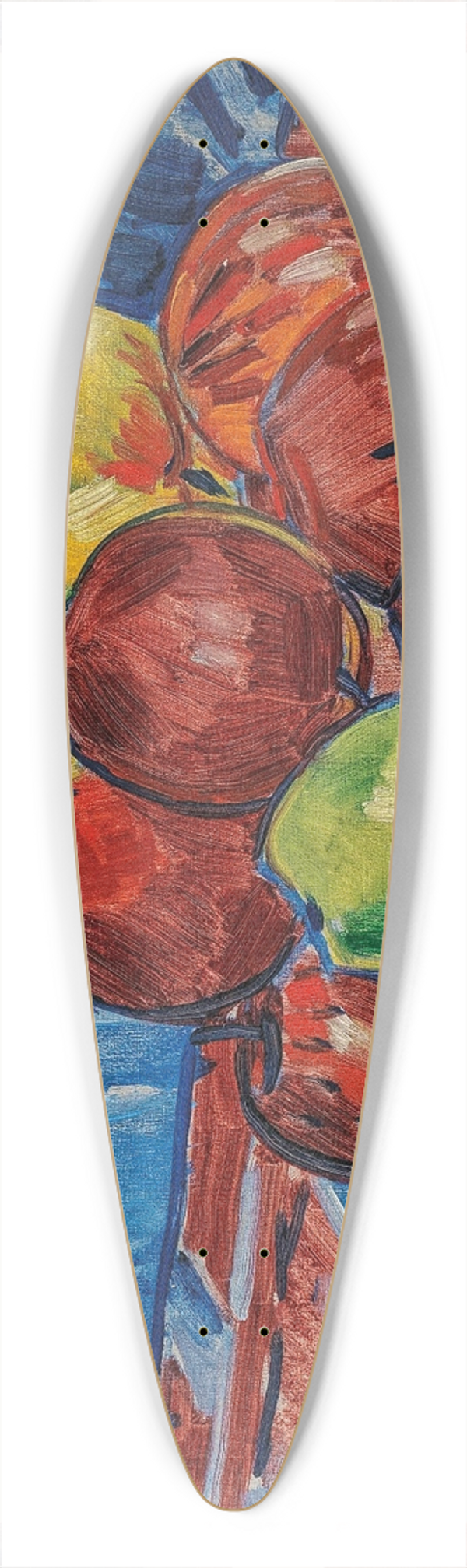 Vclav pla - Still Life With Fruits 39.3 inch art pintail longboard deck