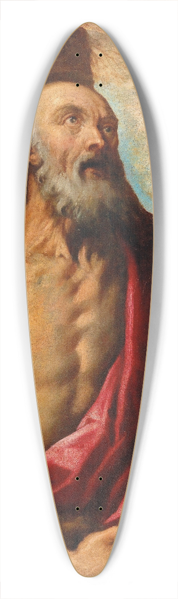 Venetian School - Saint Jerome 39.3 inch art pintail longboard deck