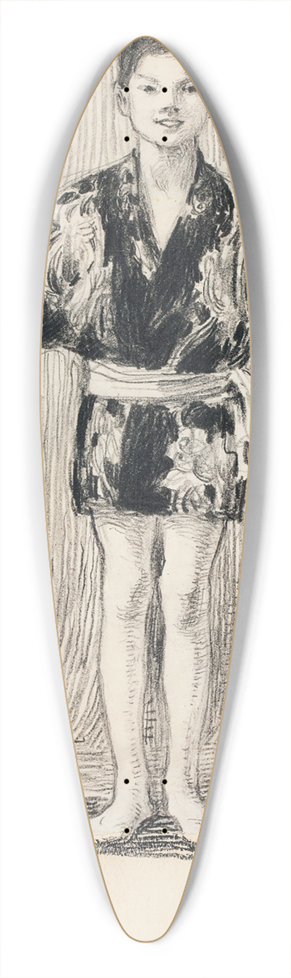 Venny Soldan-Brofeldt - Tora itmaisessa tunikassa 39.3 inch art pintail longboard deck