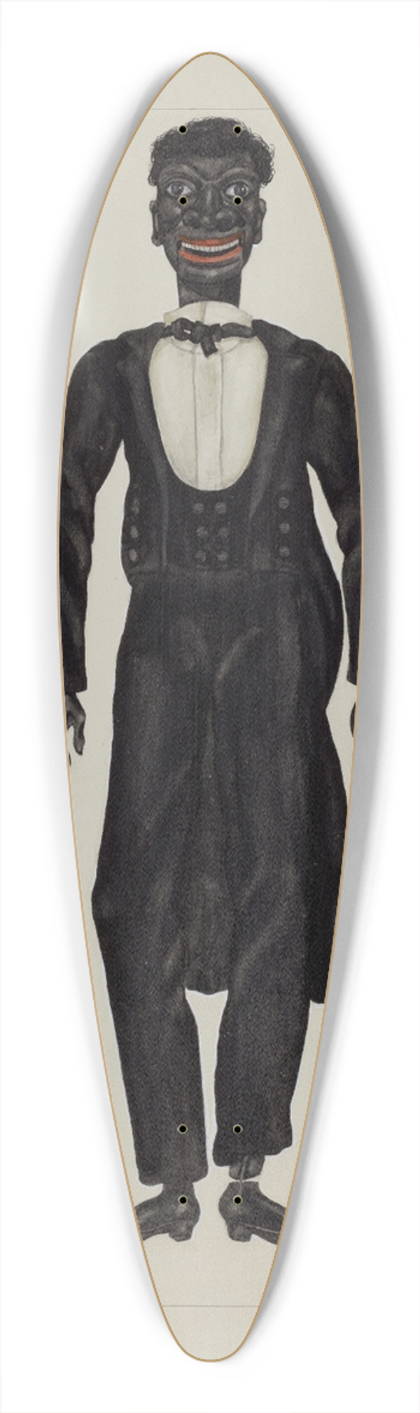 Verna Tallman - Minstrel Puppet 39.3 inch art pintail longboard deck