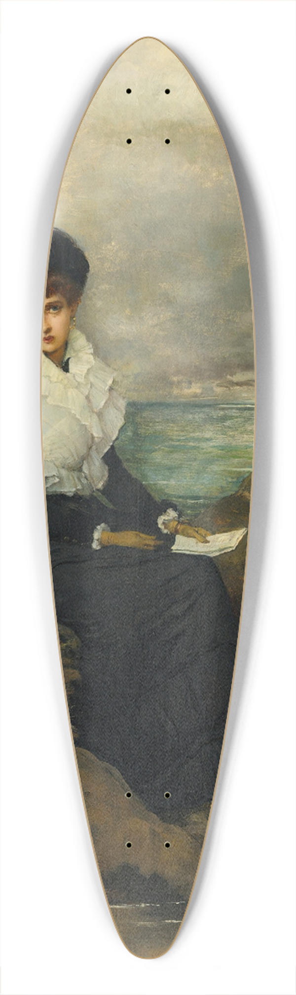 Vicente Palmaroli y Gonzlez - Theletter 39.3 inch art pintail longboard deck