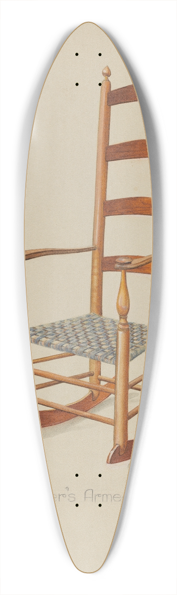 Victor F. Muollo - Shaker Rocking Chair 39.3 inch art pintail longboard deck