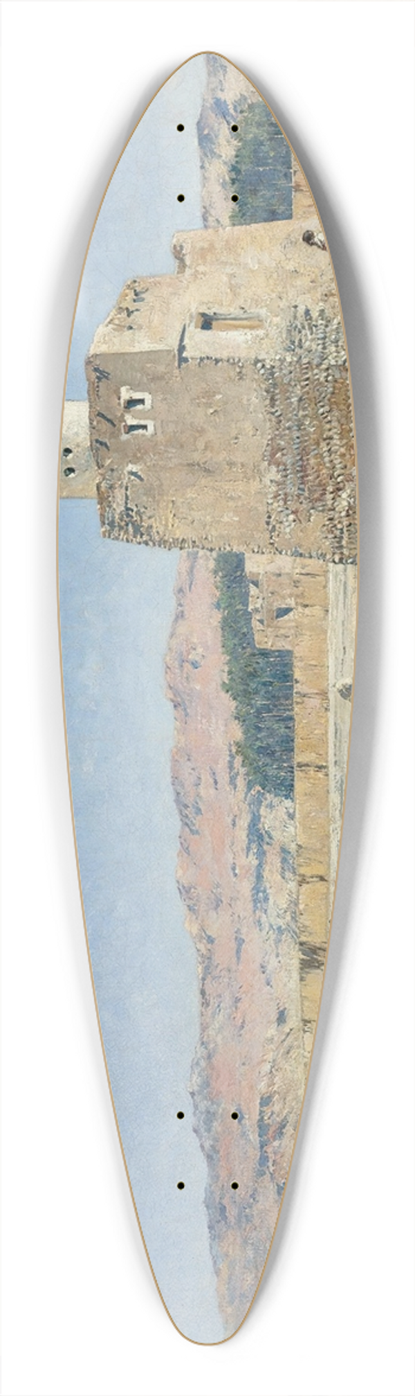 Victor Huguet - A Loasis 39.3 inch art pintail longboard deck