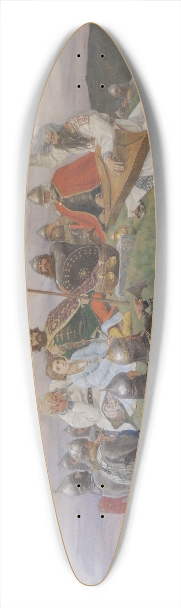 Victor Mikhailovich Vasnetsov - Bayan 39.3 inch art pintail longboard deck