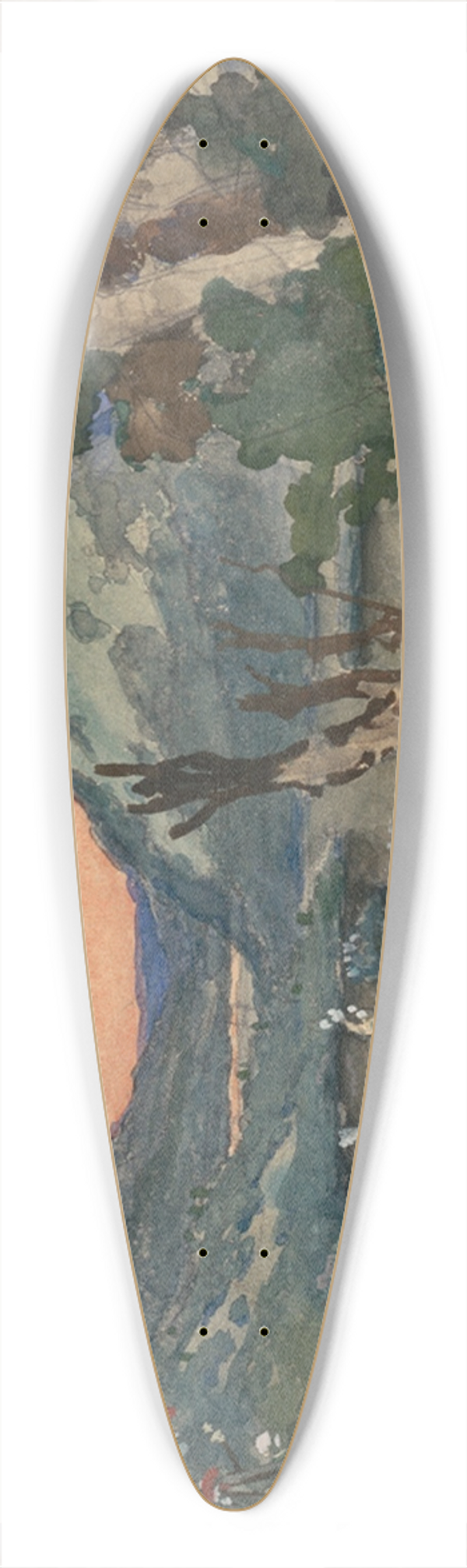 Victor Mikhailovich Vasnetsov - Yarilina valley 39.3 inch art pintail longboard deck