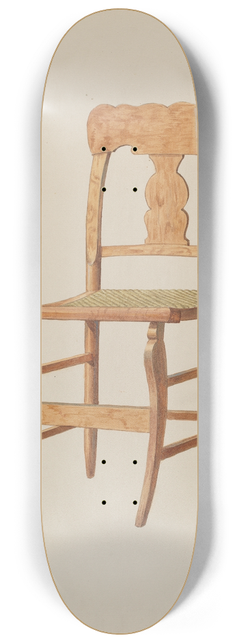 David S. De Vault - Maple Side Chair 8.25 inch art skate deck
