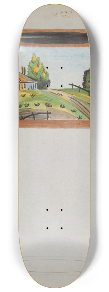 David S. De Vault - Mirror 8.25 inch art skate deck