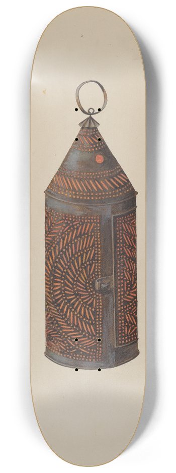 David S. De Vault - Tin Lantern 8.25 inch art skate deck