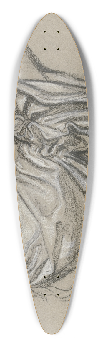 Victor Mller - Gefltelter rmel eines Frauengewandes 39.3 inch art pintail longboard deck