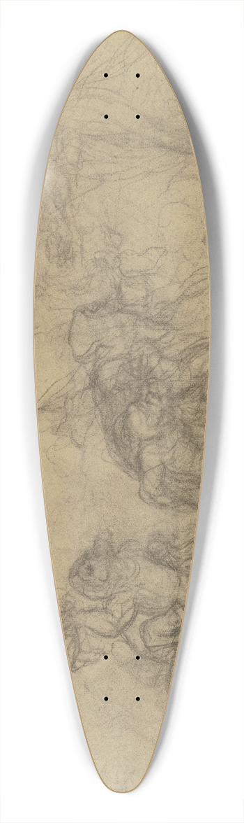 Victor Mller - Schneewittchen und die sieben Zwerge 39.3 inch art pintail longboard deck