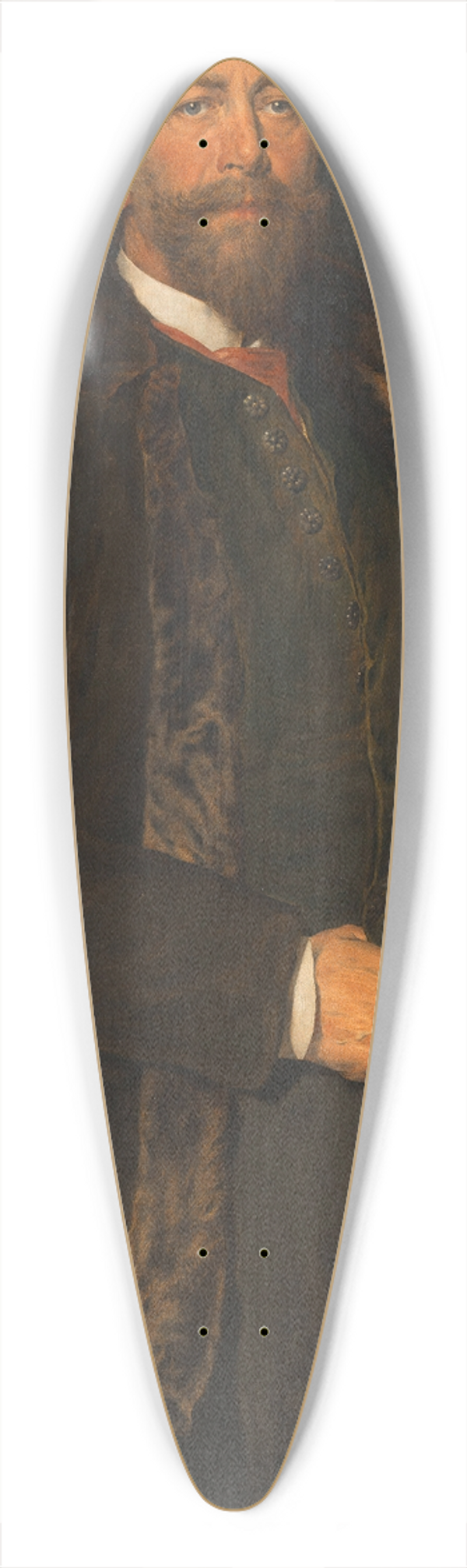 Viktor Stauffer - Graf Hans Wilczek 39.3 inch art pintail longboard deck