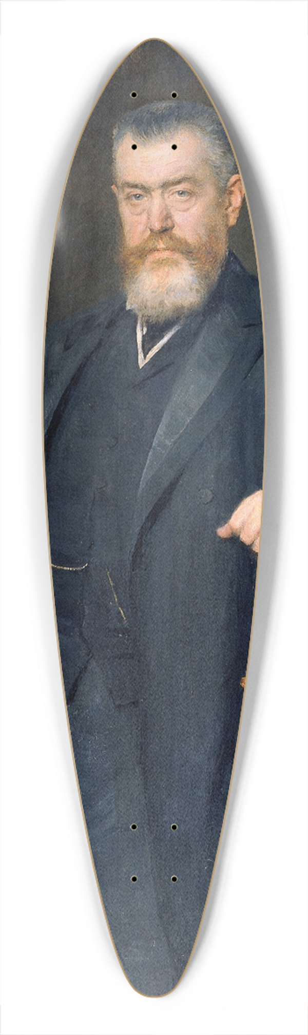 Viktor Stauffer - Unterrichtsminister Dr. Gustav Marchet 39.3 inch art pintail longboard deck