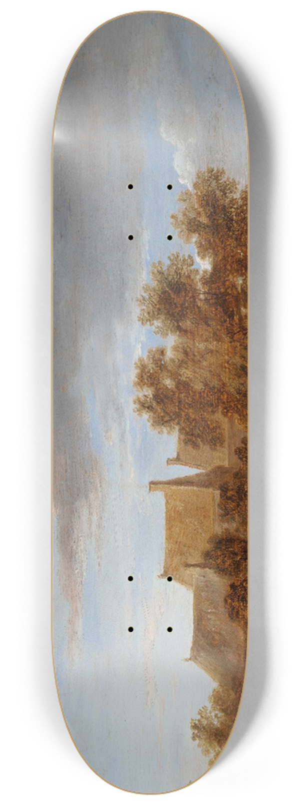 David Teniers The Younger - By the Wayside 8.25 inch art skate deck
