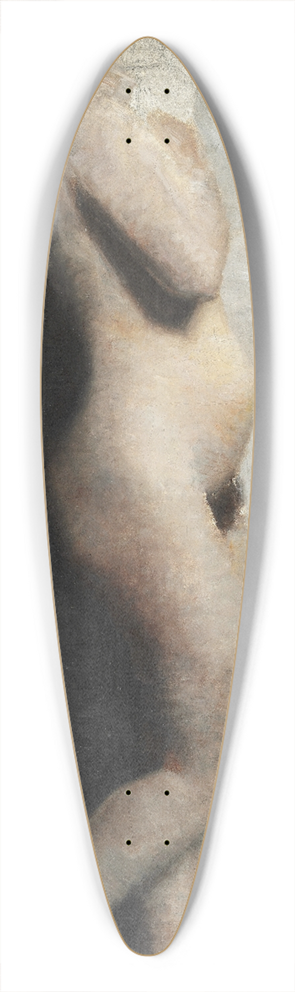 Vilhelm Hammershi - Ngen Kvindelig Model. Staaende. Profil mod hjre 39.3 inch art pintail longboard deck