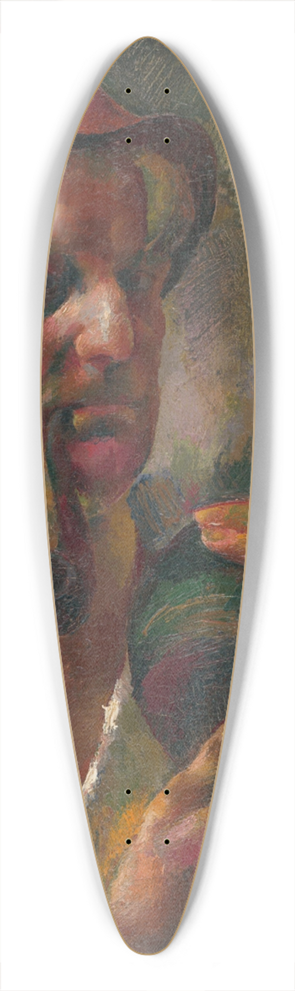 Vilmos Aba-Novk - Autoportrt 39.3 inch art pintail longboard deck
