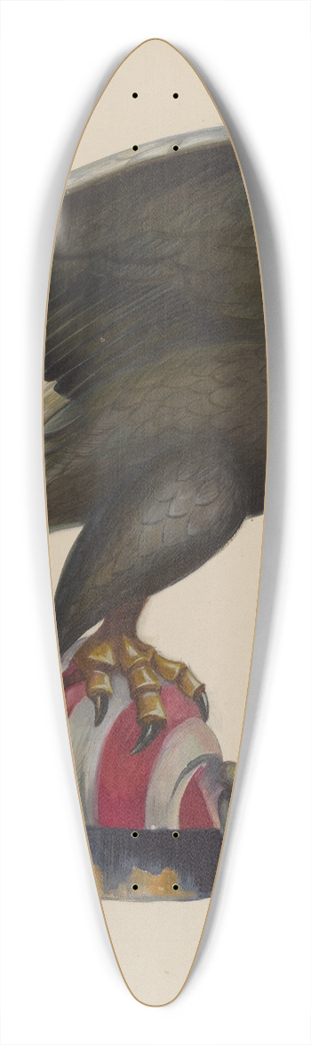 Vincent McPharlin - Pilot House Figure (Eagle) 39.3 inch art pintail longboard deck
