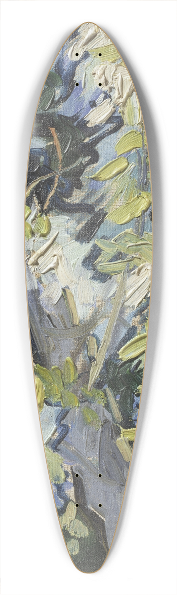 Vincent van Gogh - Acacia in Flowers 39.3 inch art pintail longboard deck