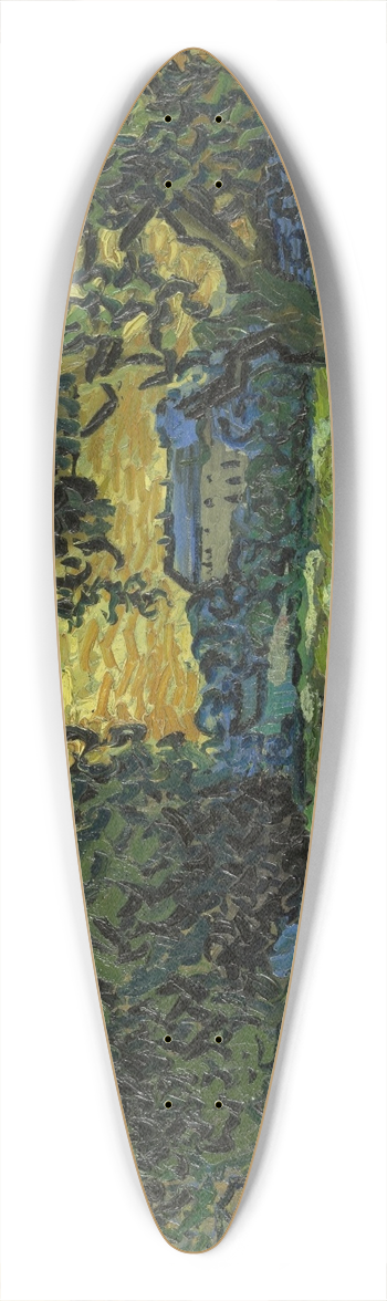 Vincent van Gogh - Landscape at twilight 39.3 inch art pintail longboard deck