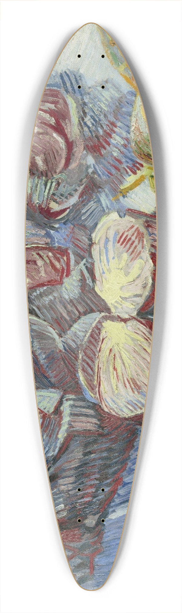 Vincent van Gogh - Red cabbages and onions 39.3 inch art pintail longboard deck