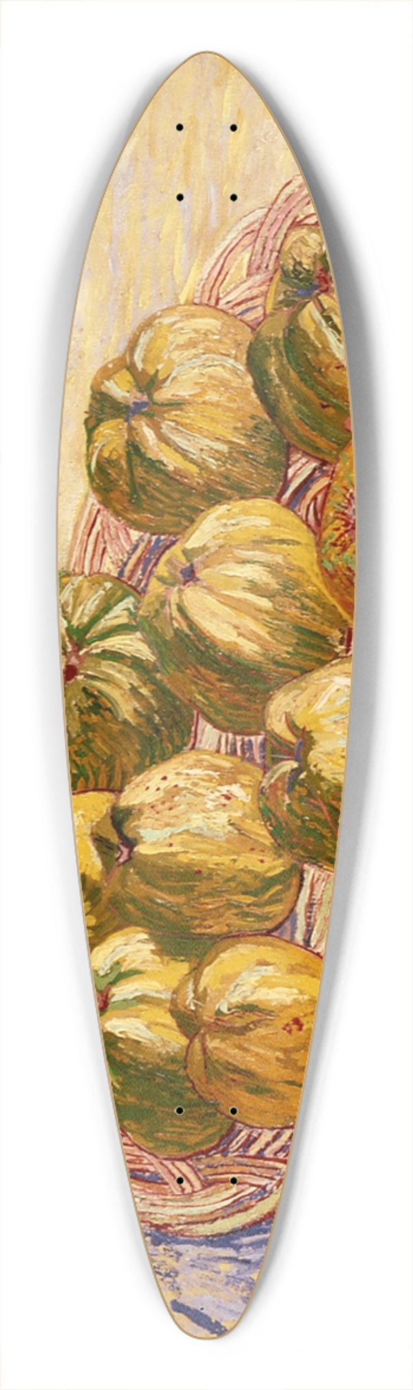 Vincent van Gogh - Still Life, Basket of Apples 39.3 inch art pintail longboard deck
