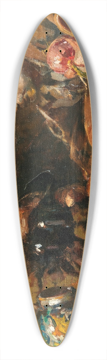 Vincenzo Irolli - In the Tavern 39.3 inch art pintail longboard deck