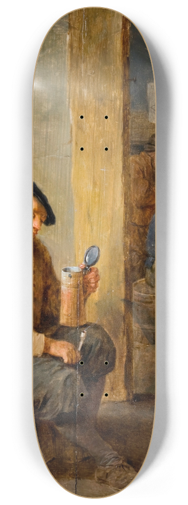 David Teniers The Younger - The Empty Mug 8.25 inch art skate deck