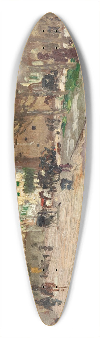 Vittorio Matteo Corcos - Florence, Porta a Prato 39.3 inch art pintail longboard deck