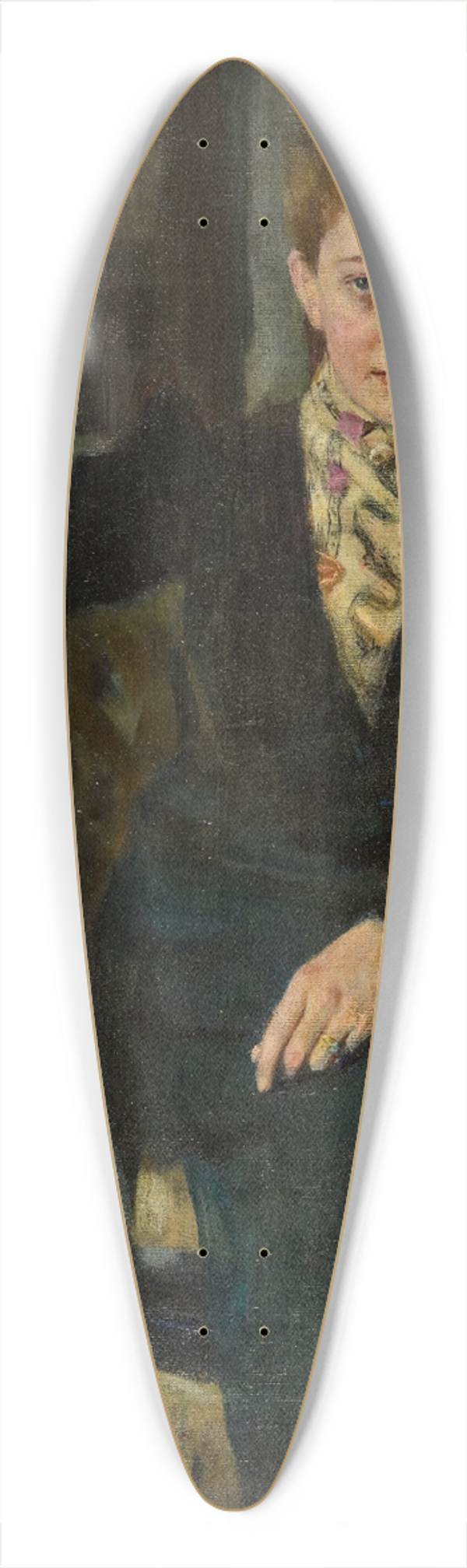 Vladimir Iliodorovich Rossinsky - Portrait Of A Lady 39.3 inch art pintail longboard deck