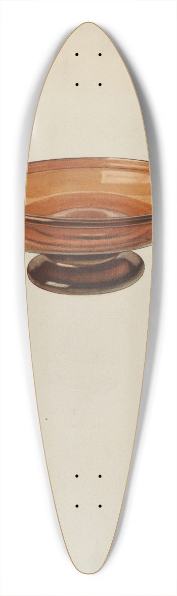 V.L. Vance - Dish 39.3 inch art pintail longboard deck