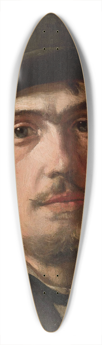 Wadysaw Czachrski - Portrait of Witold Urbaski 39.3 inch art pintail longboard deck