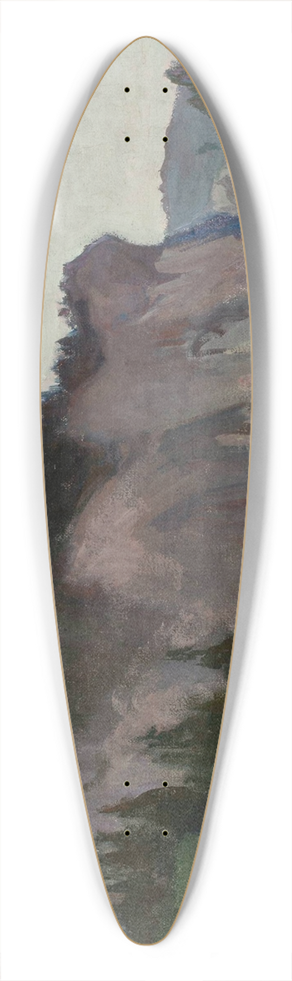Wadysaw lewiski - Mountain 39.3 inch art pintail longboard deck