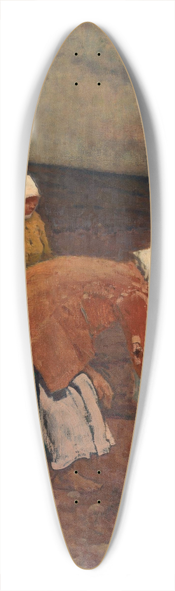 Wadysaw Wankie - Harvesting potatoes 39.3 inch art pintail longboard deck
